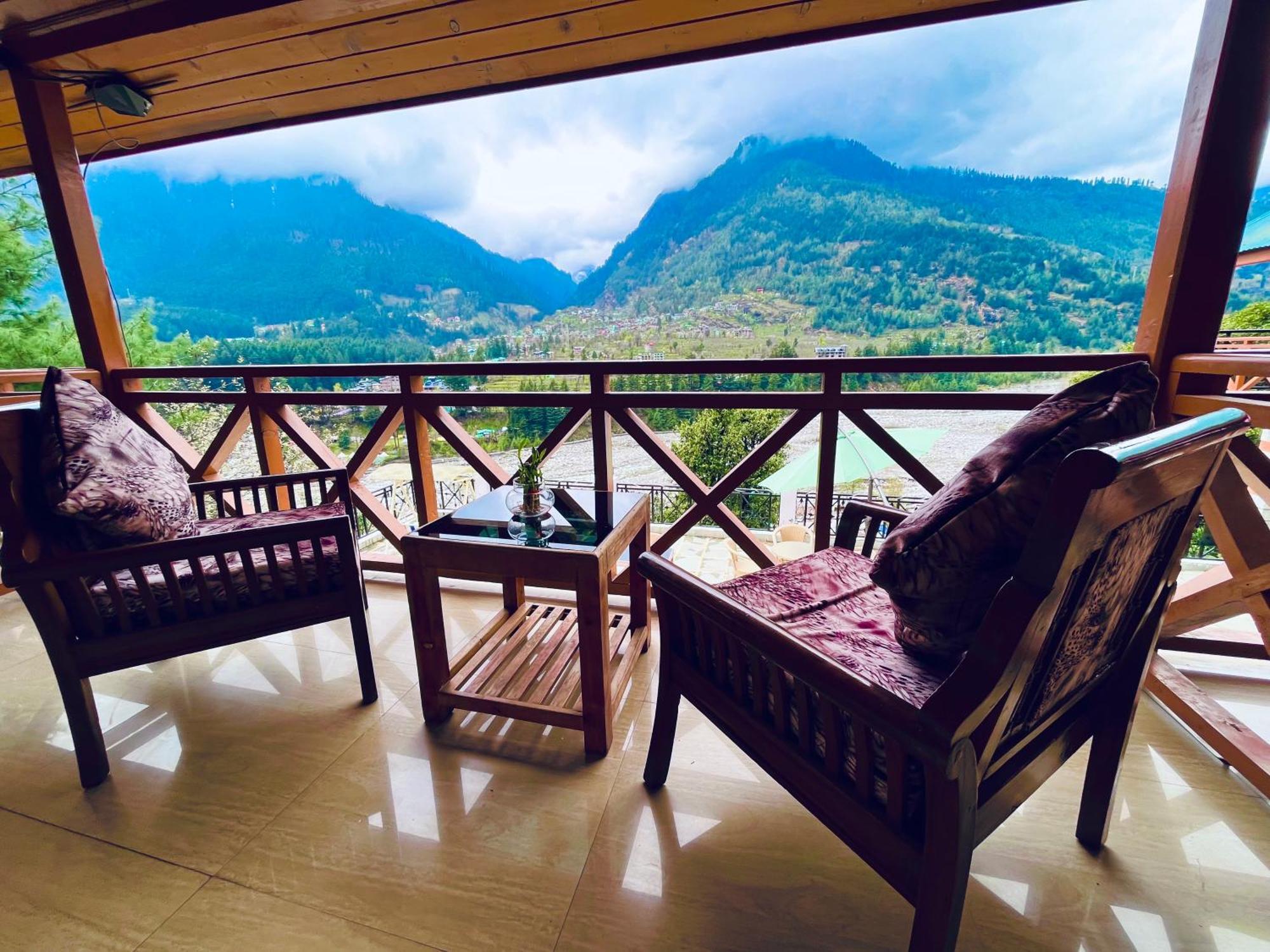 Hotel Hollywood Vibes #Riverview #Premium Rooms #Prime Location #Most Awarded #Parking #Top Rated #Open Terrace #Lawn #Best Selling Hotel In Manali Esterno foto